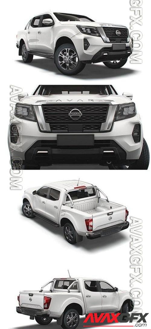 Nissan Navara Tekna Double Cab 2021 - 3d model