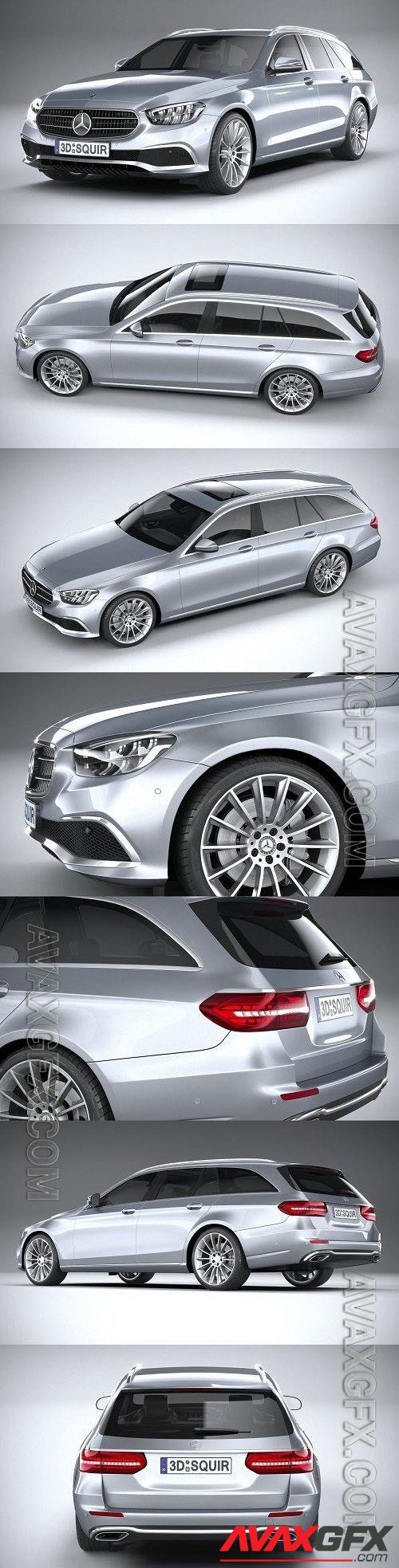 Mercedes-Benz E-Class Estate basic 2021 - 3d model