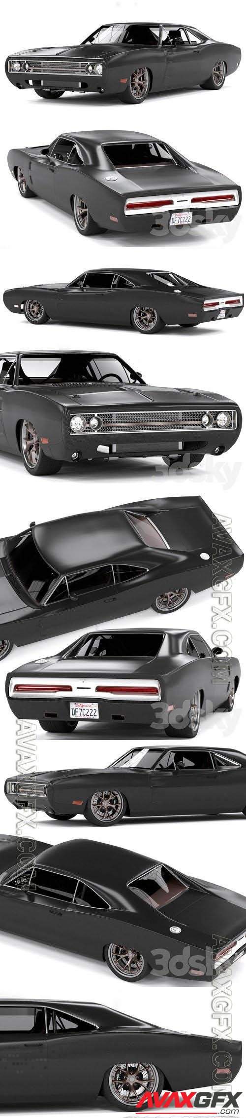Dodge Charger muscle - 3d model