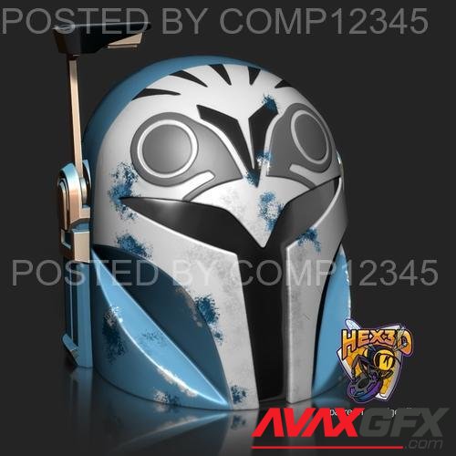 Hex3D - Bo Katan Helm 3D Print