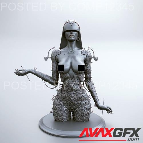 Mekanika Trubite (Technofantasy Doll) 3D Print