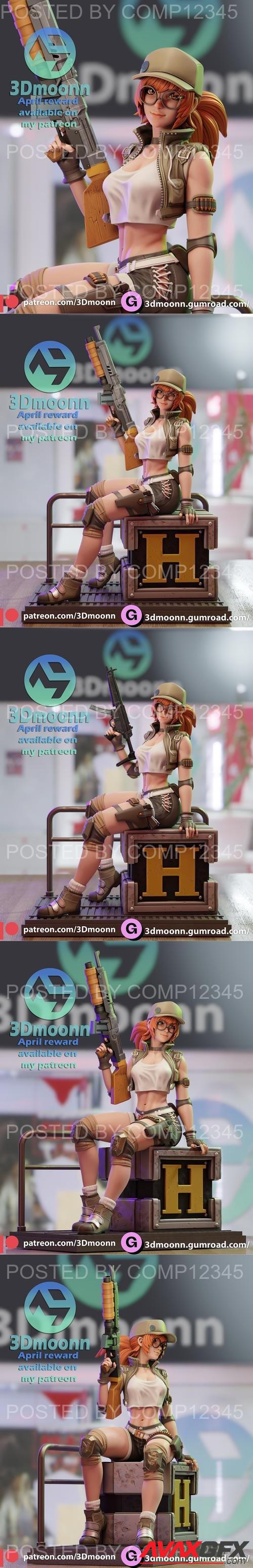 Fio - Metal Slug - 3Dmoonn 3D Print