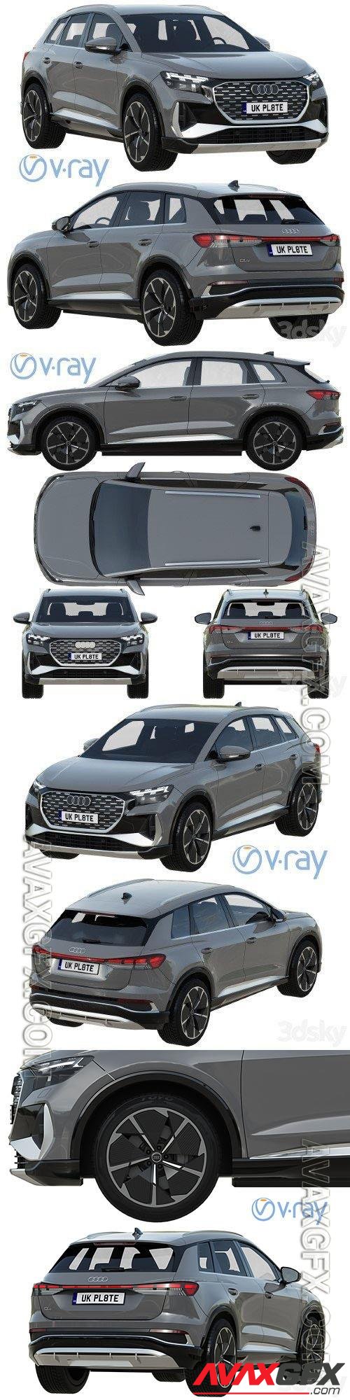 Audi Q4 e-tron 2021 - 3d model