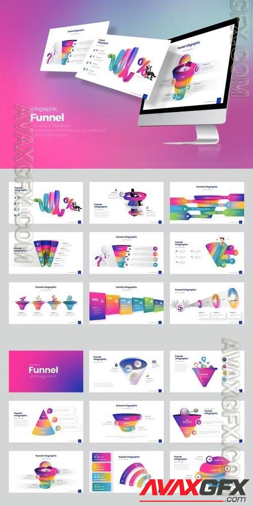 Funnel infographic PowerPoint [PPTX]