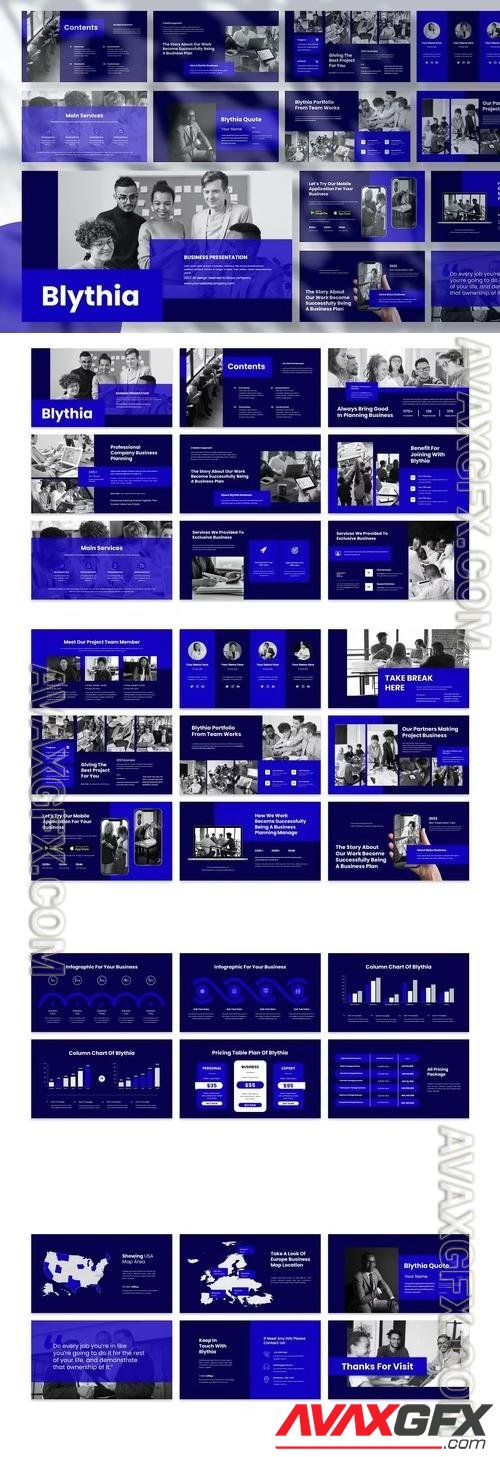 Blythia - Business PowerPoint Template [PPTX]