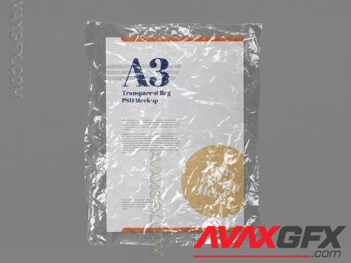 Plastic Transparent Bag with Paper Mockup 320620366 [Adobestock]