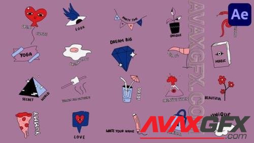 Cartoon Sketch Titles for After Effects 45070176 [Videohive]
