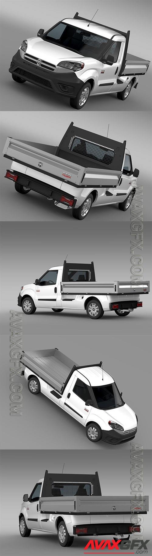 RAM Promaster City Tipper (Blender) - 3d model