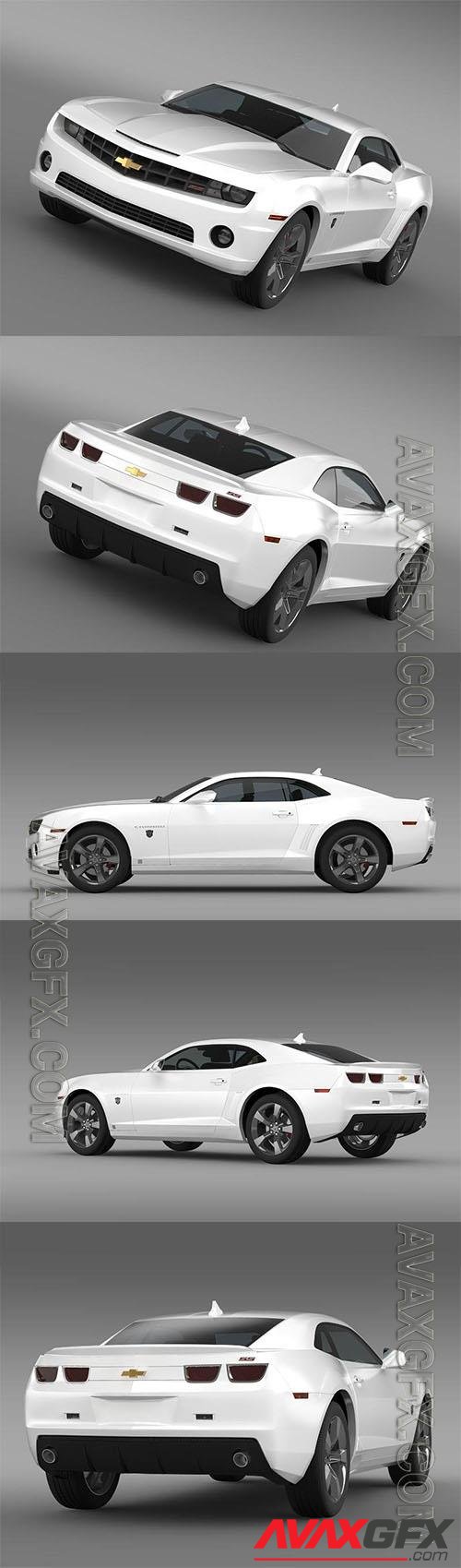 Chevrolet camaro transformer (for Blender) - 3d model