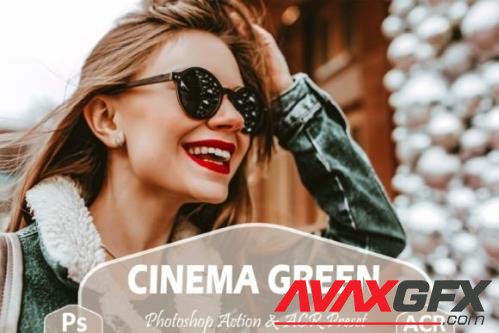 10 Cinema Green Photoshop Actions And ACR Presets, Turquoise - 2538837