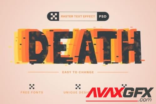 Death - Editable Text Effect - 14501047