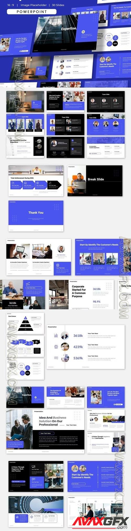 Expertise - Professional Company Powerpoint [PPTX]