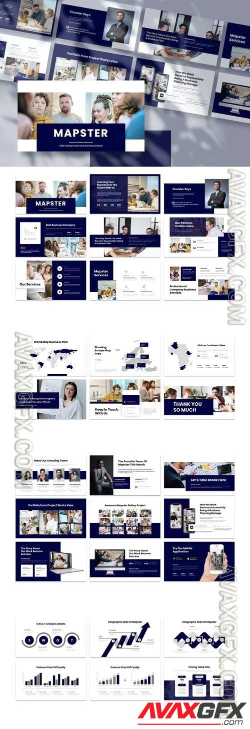 Mapster - Business PowerPoint Template [PPTX]