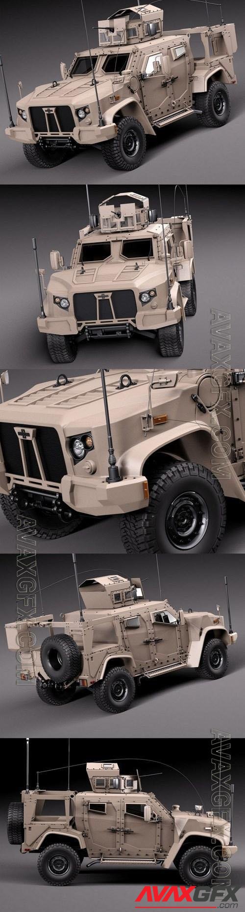 Oshkosh JLTV 2014 - 3d model