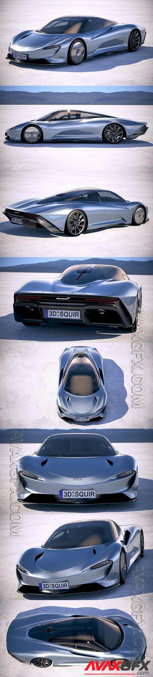 McLaren Speedtail 2020 - 3d model