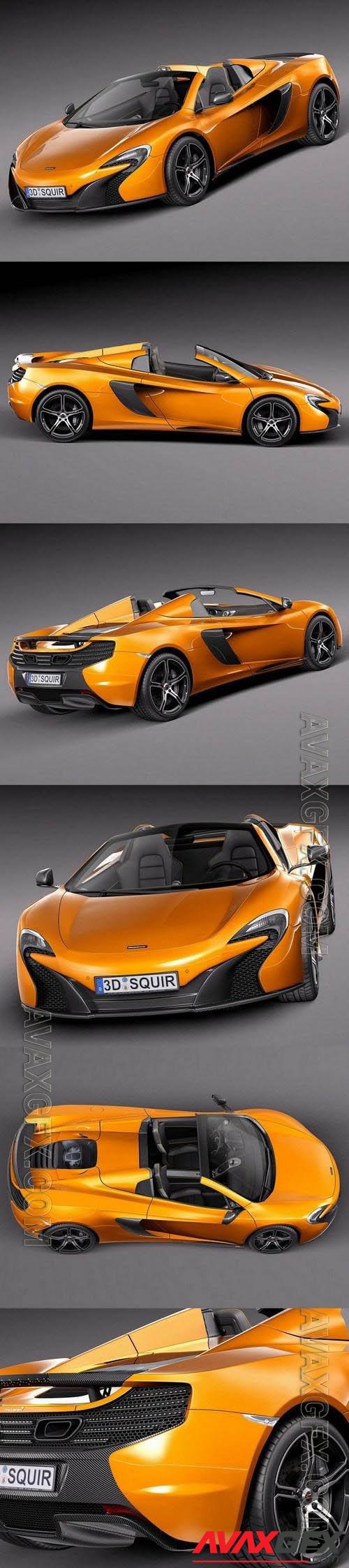 McLaren 650S 2015 - 3d model