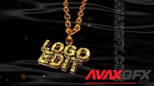 Golden logo on the chain 45095885 [Videohive]