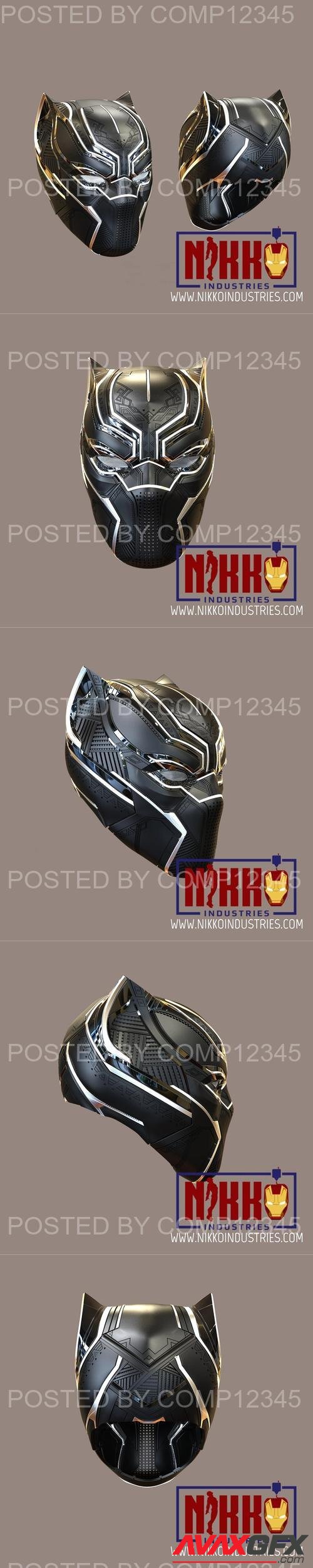 Mask - Black Panther civil war by Nikko Helmet 3D Print