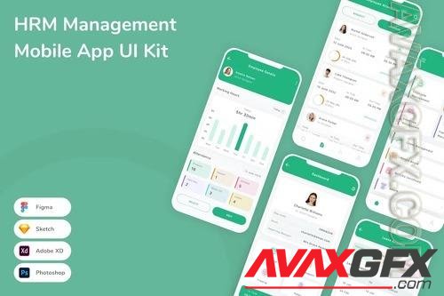 HRM Management Mobile App UI Kit