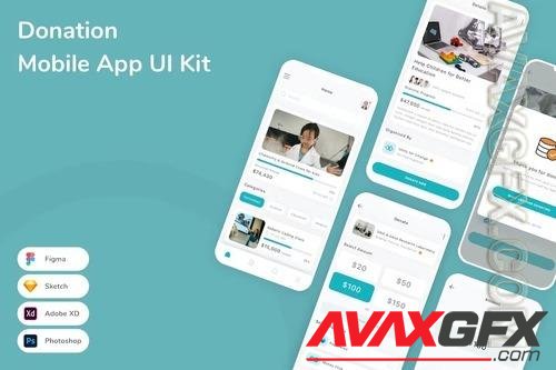 Donation Mobile App UI Kit