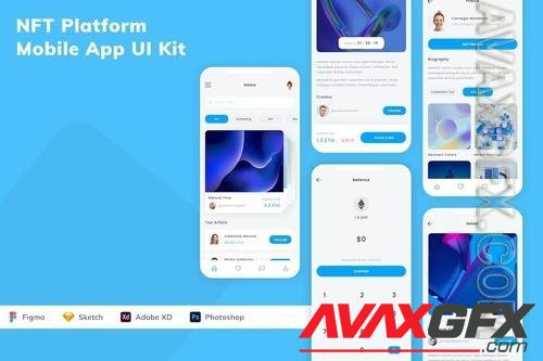 NFT Platform Mobile App UI Kit