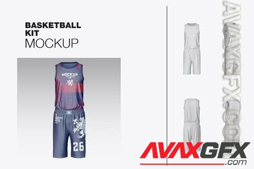 Basketball Kit Mockup [PSD]