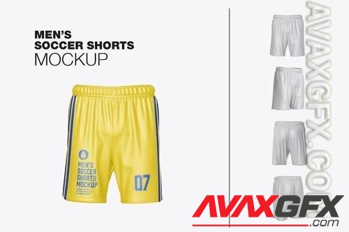 Soccer Men’s Sports Shorts Mockup [PSD]