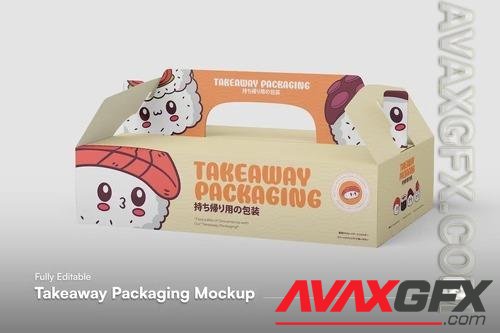 Takeaway Food Packaging Mockup [PSD]