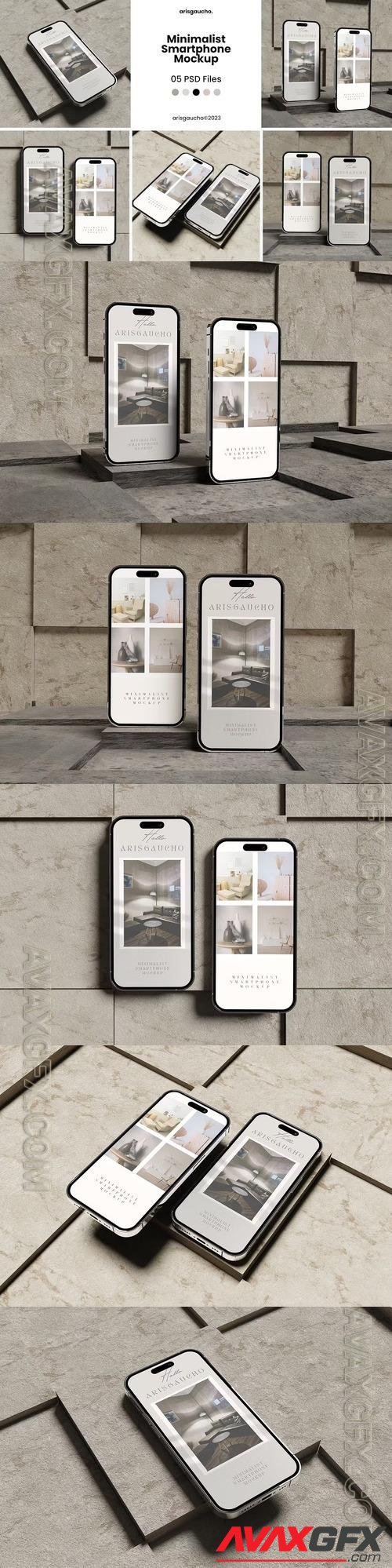 Minimalist Smartphone Mockup V3 [PSD]