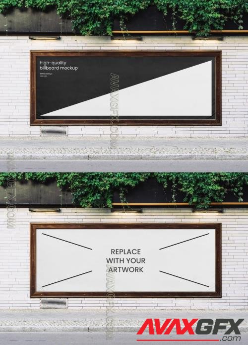 Wide Street Glued Outdoor Poster Mockup 545786025 [Adobestock]