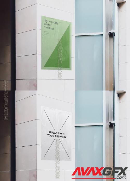 Wall Outdoor Advertising Poster Mockup 545361984 [Adobestock]