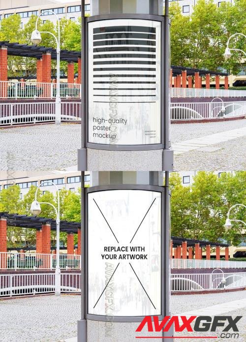 Urban Street Outdoor Posters Mockup 545361937 [Adobestock]
