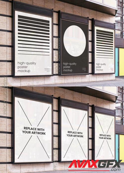 City Light Poster Mockup on Wall 545361540 [Adobestock]