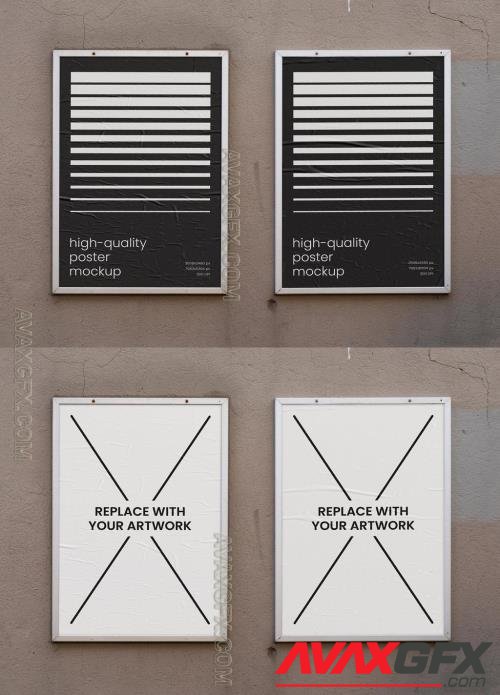 2 Street Glued Outdoor Posters Mockup 545360068 [Adobestock]