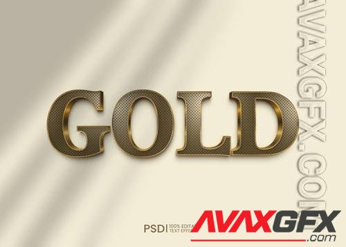 PSD luxury gold text style effect