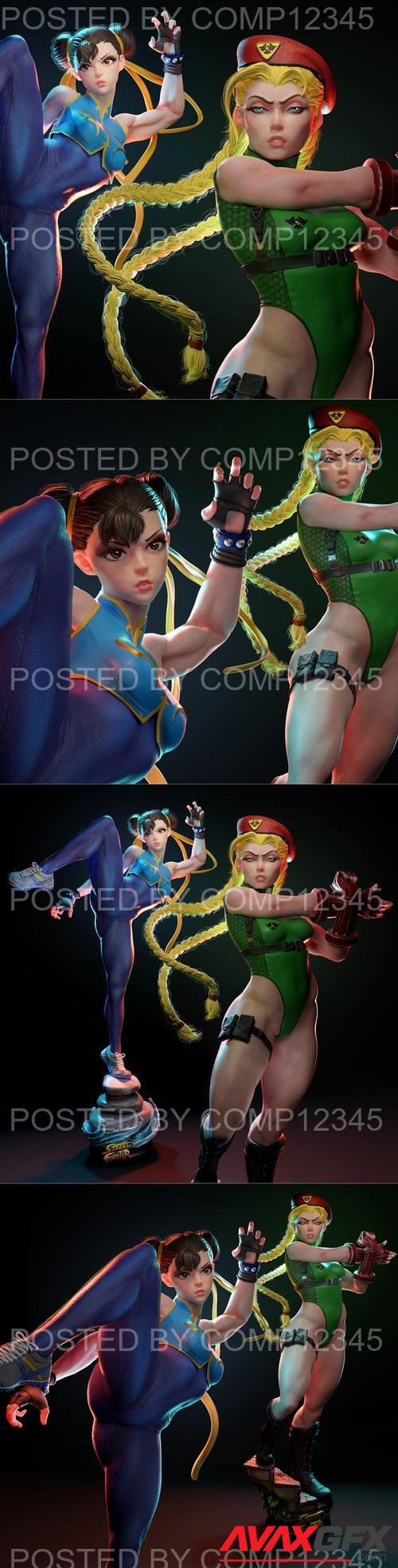 Vinicius Cardoso - Chun-li and Cammy 3D Print