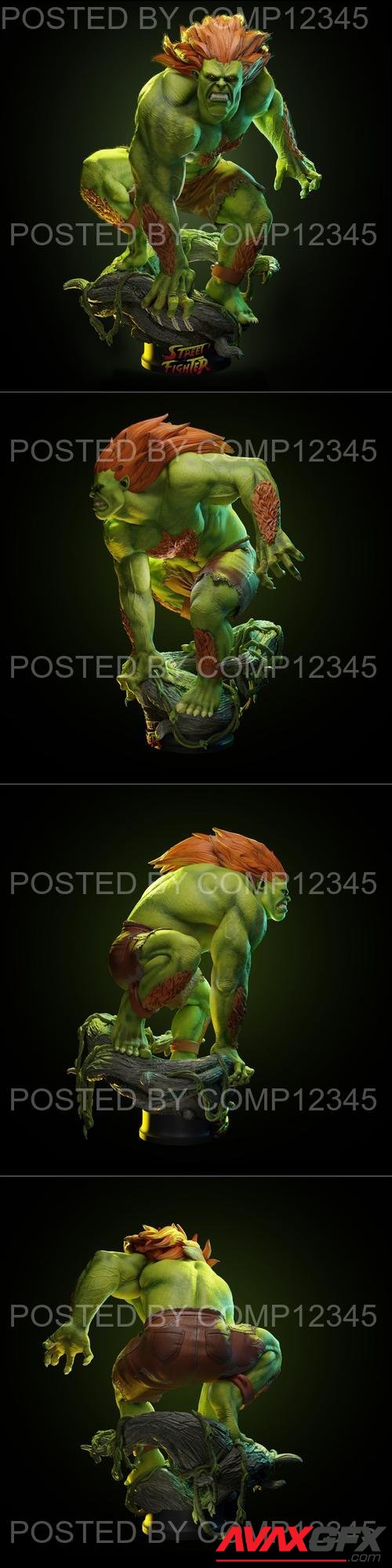 Street Fighter - Blanka 3D Print