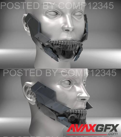 Cyborg Jaws V2 3D Print