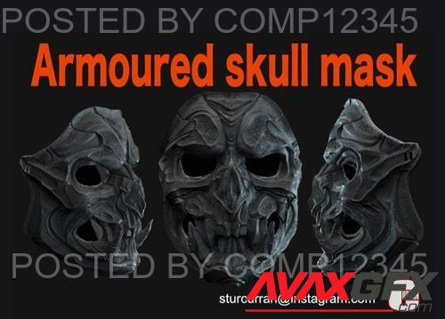 Armoured Skull Mask 3D Print