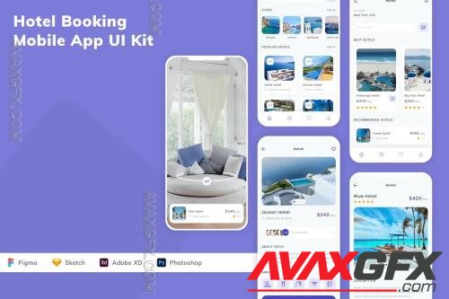 Hotel Booking Mobile App UI Kit ATALAHD