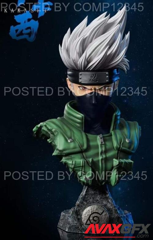 Kakashi Hatake Bust 3D Print