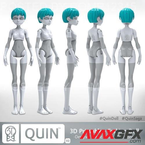 Quin - To Infinity Set 3D Print