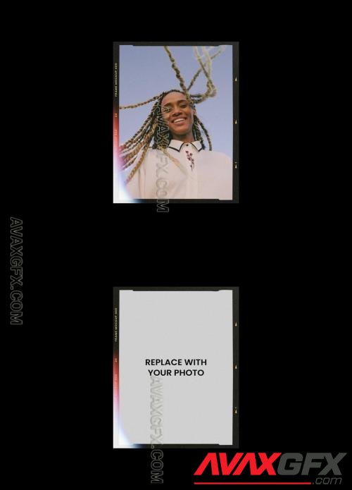 Analog Film Frame Photo Effect Mockup Template 545341329 [Adobestock]