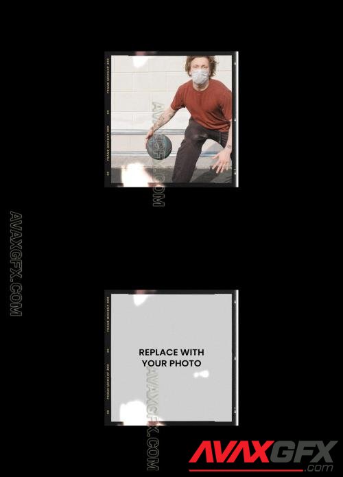Analog Film Frame Photo Effect Mockup Template 545341226 [Adobestock]