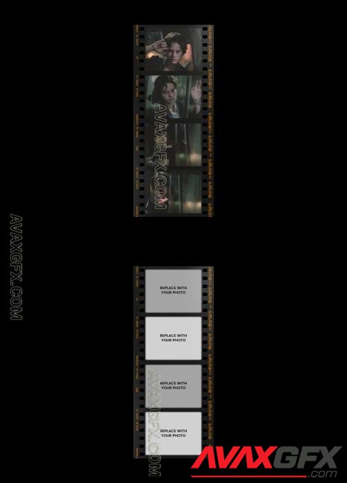 Analog Film Frame Photo Effect Mockup Template 545341169 [Adobestock]