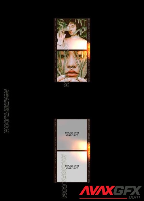Analog Film Frame Photo Effect Mockup Template 545340945 [Adobestock]
