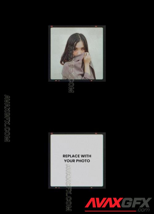 Analog Film Frame Photo Effect Mockup Template 545340816 [Adobestock]