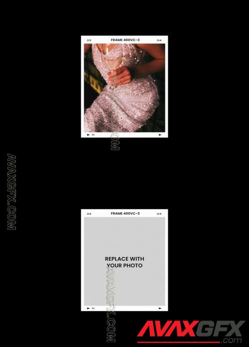 Analog Film Frame Photo Effect Mockup Template 545339919 [Adobestock]