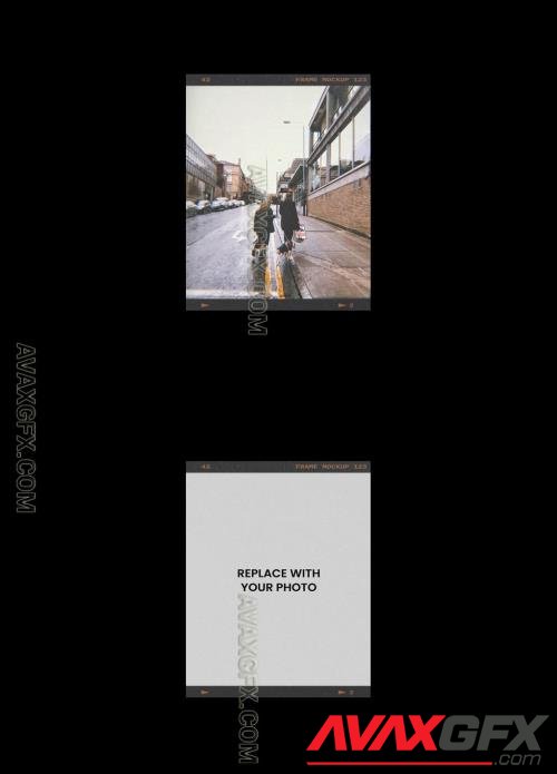 Analog Film Frame Photo Effect Mockup Template 545339734 [Adobestock]