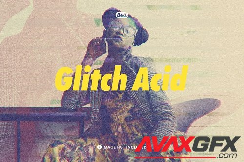 Glitch Acid Photo Effect - V3ZNHXV